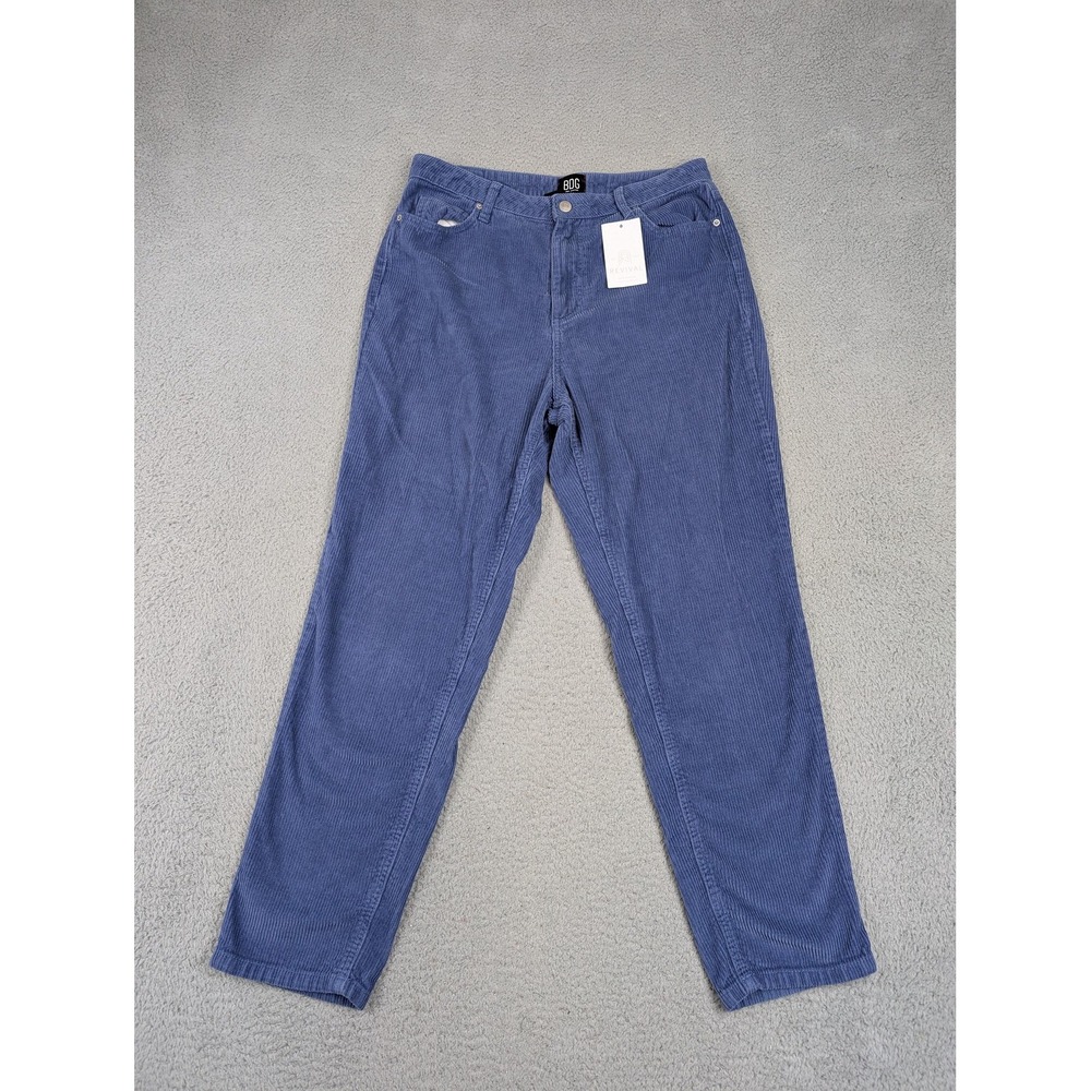 BDG Urban Outfitters Pants Womens 30 10 Blue Mom High-Rise Corduroy‎ Tapered